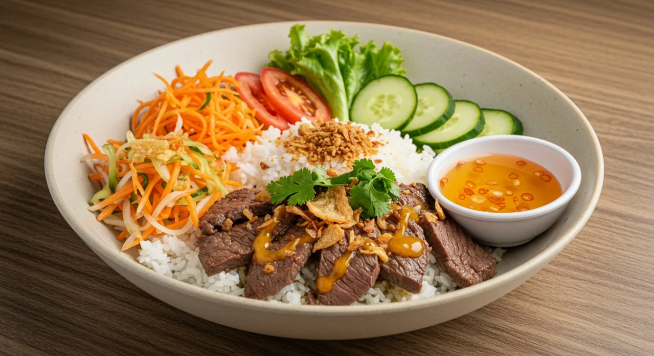 Lemongrass Beef Rice Bowl