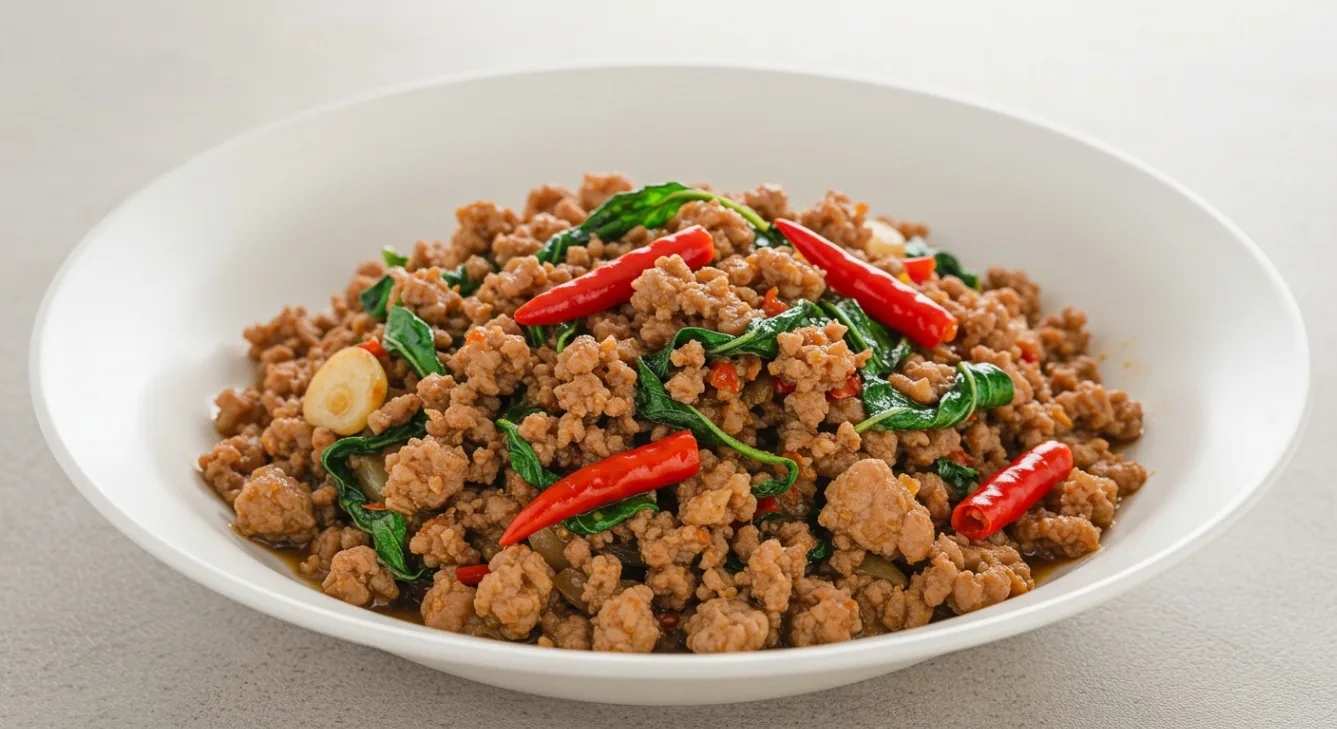 Thai Basil Minced Pork