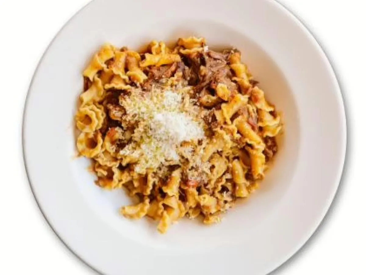 Gluten Free Casarecce Pasta Short Ribs Ragu