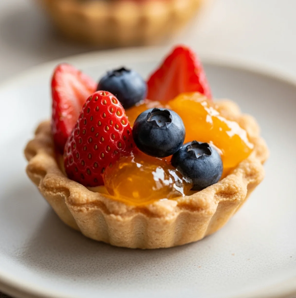 Summer Berry Vegan Tarts