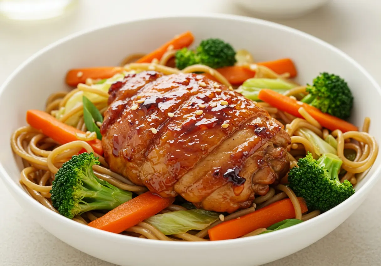 Chicken Yakisoba