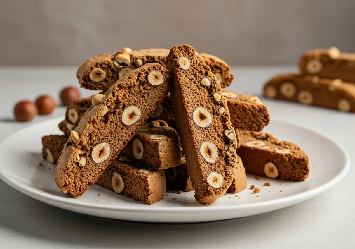 Biscotti - Mocha-Hazelnut *contains nuts