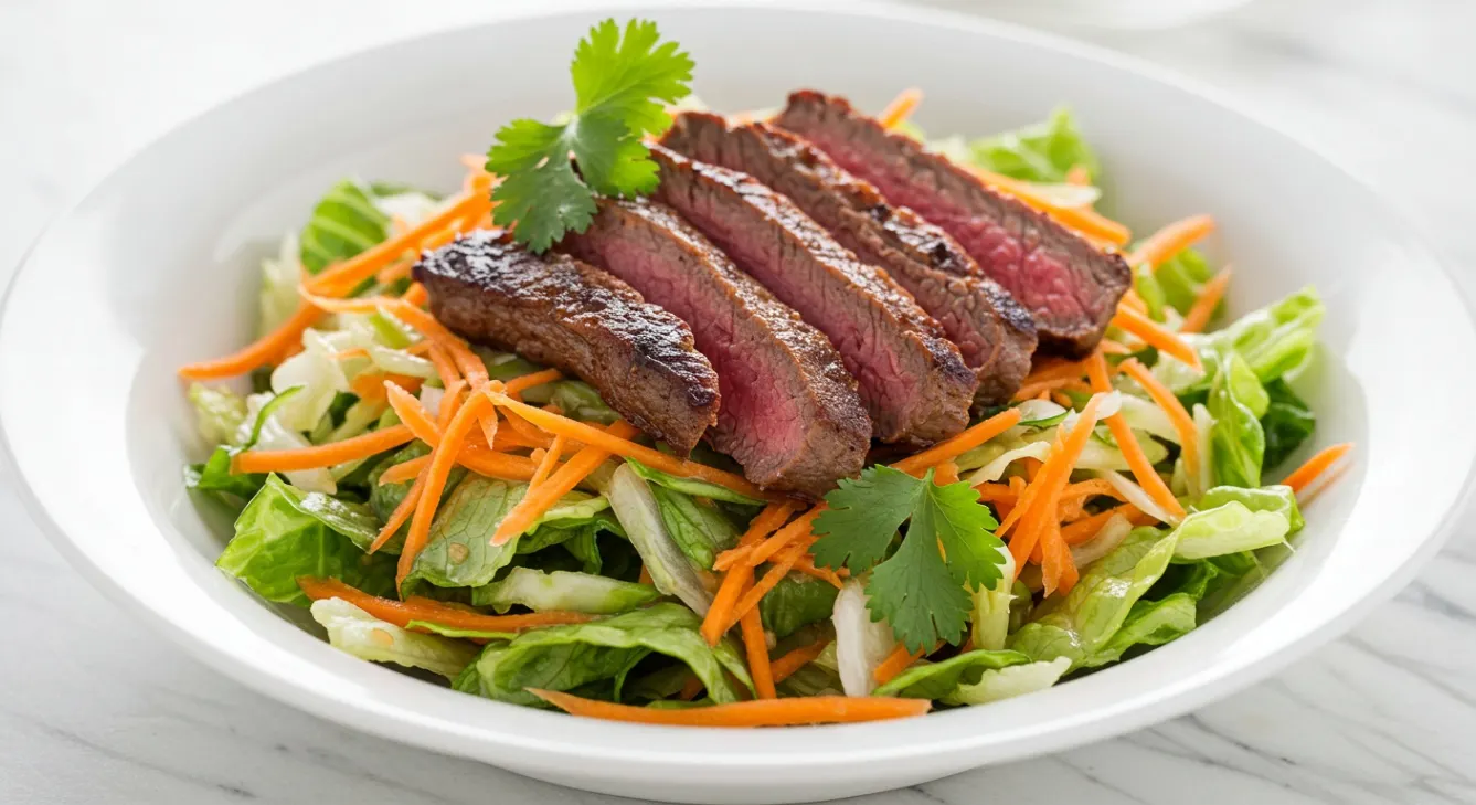 Colombian Salad with Grilled Steak