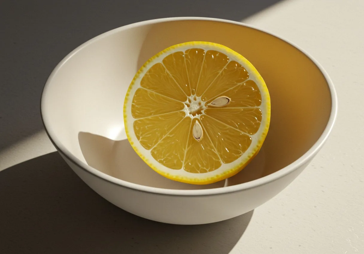 Fresh Lemon Wedge