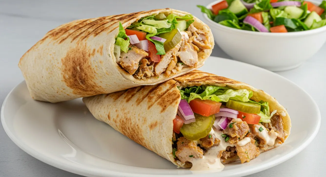 Chicken Shawarma Sandwich Box with Tahini