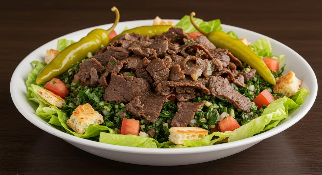 Beef Shawarma Salad