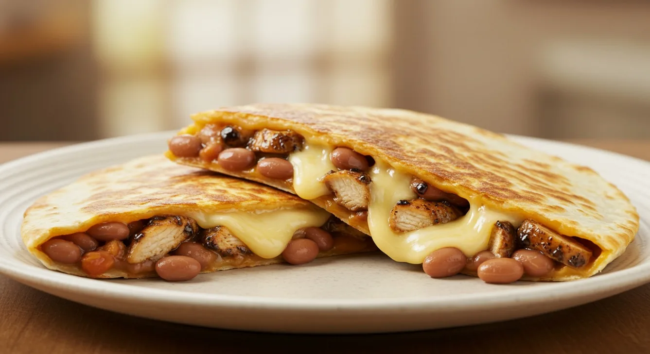 Jamaican Chicken Quesadillas