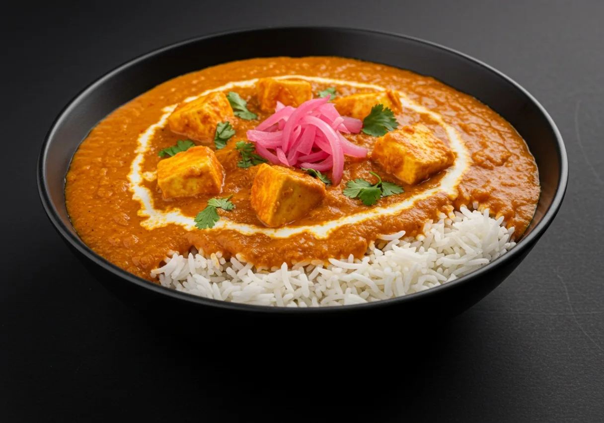 Paneer Tikka Masala Rice Bowl