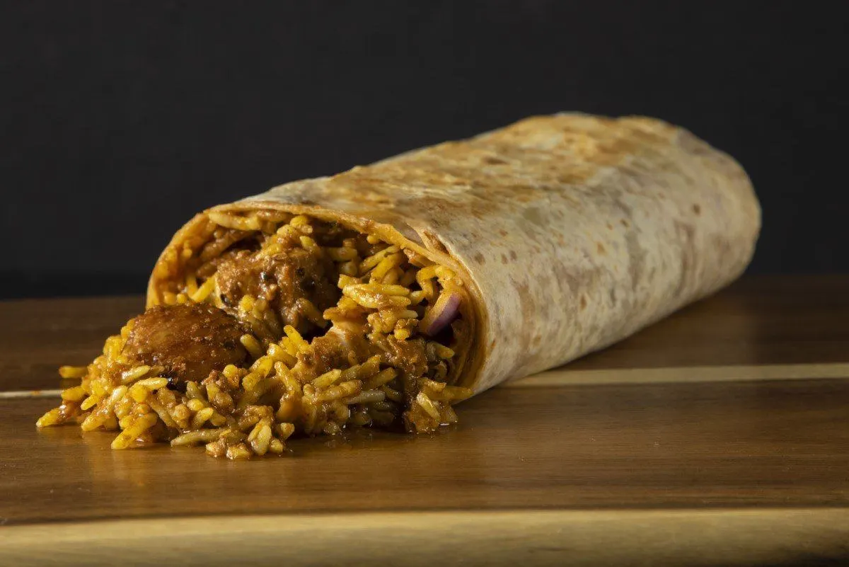 Ghee Butter Paneer Burrito