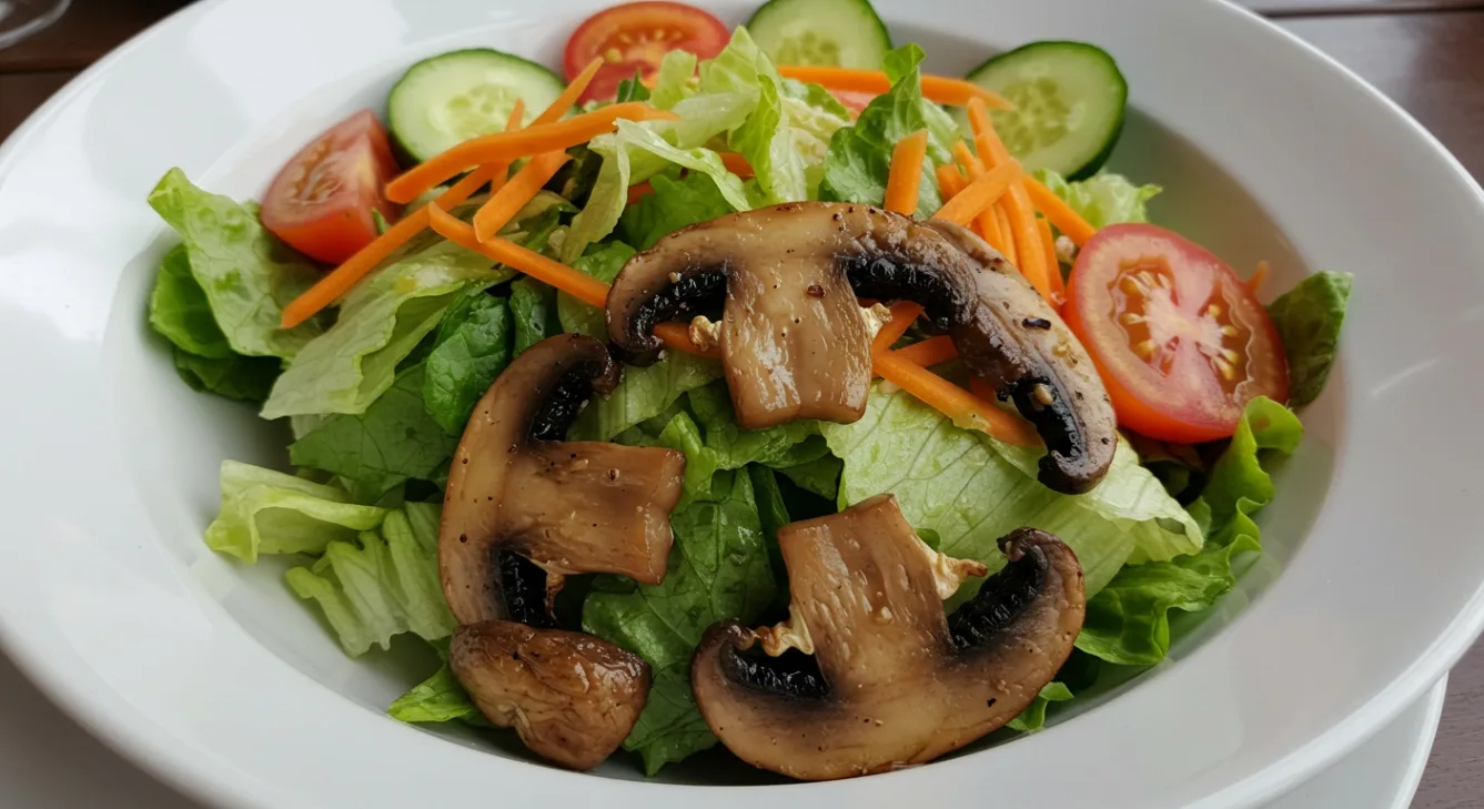 Garden Salad with Grilled Mushroom (Allergen Free)