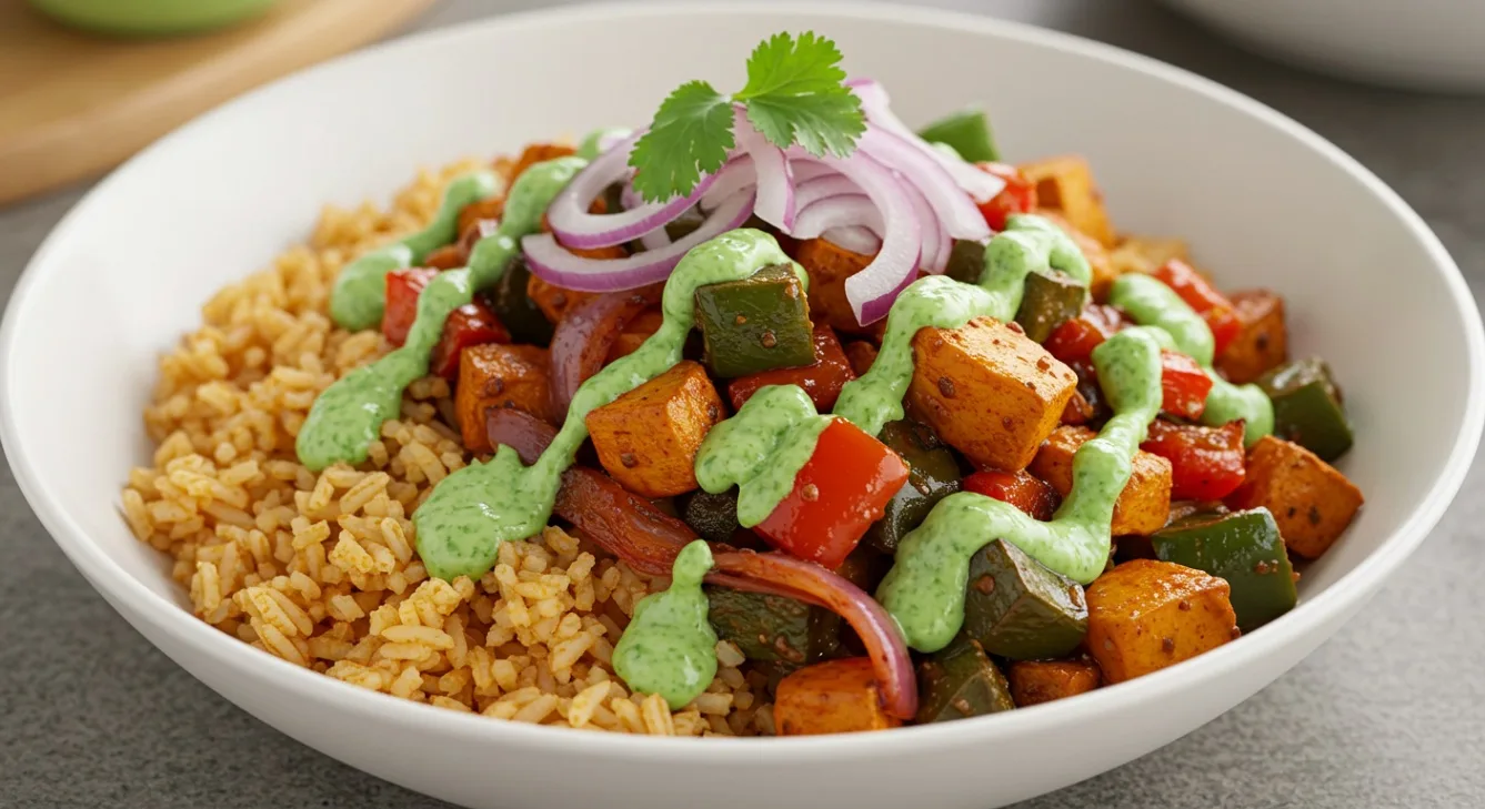 Chipotle Veggie Rice Bowl (Vegan)