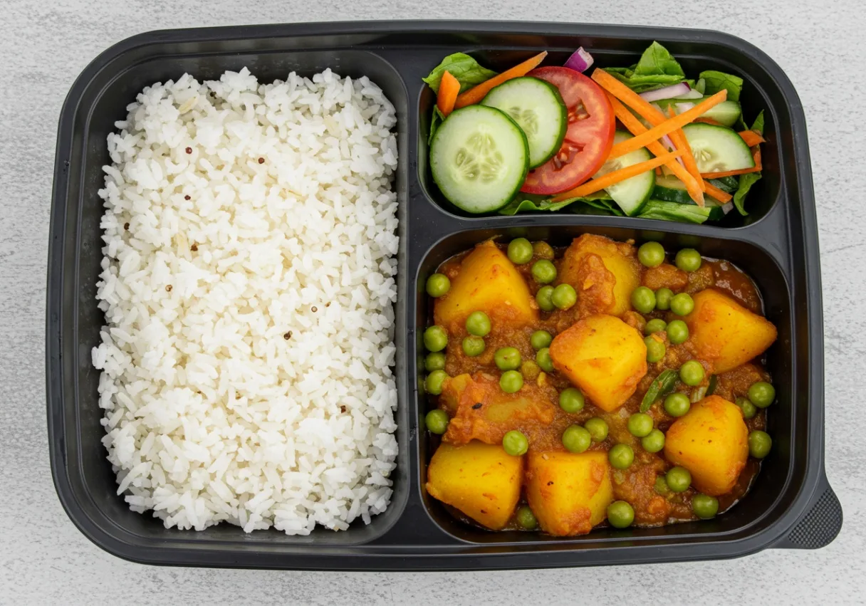 Gluten-Free Aloo Matar Boxed Lunch