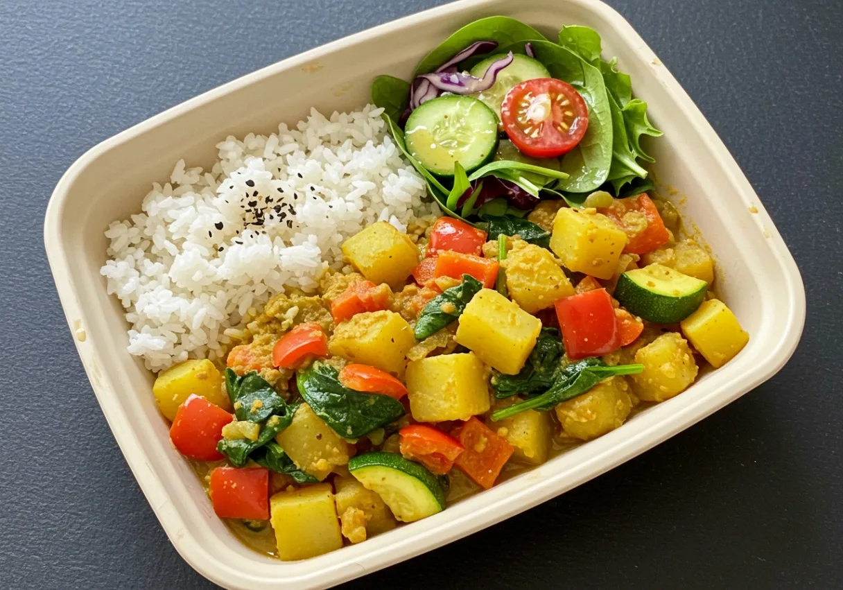 Gluten-Free Vegetable Curry Boxed Lunch