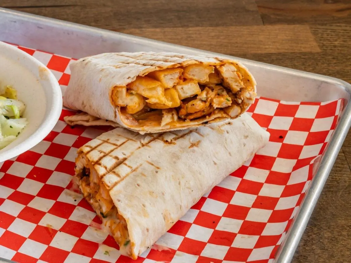 Algerian Chicken Wrap
