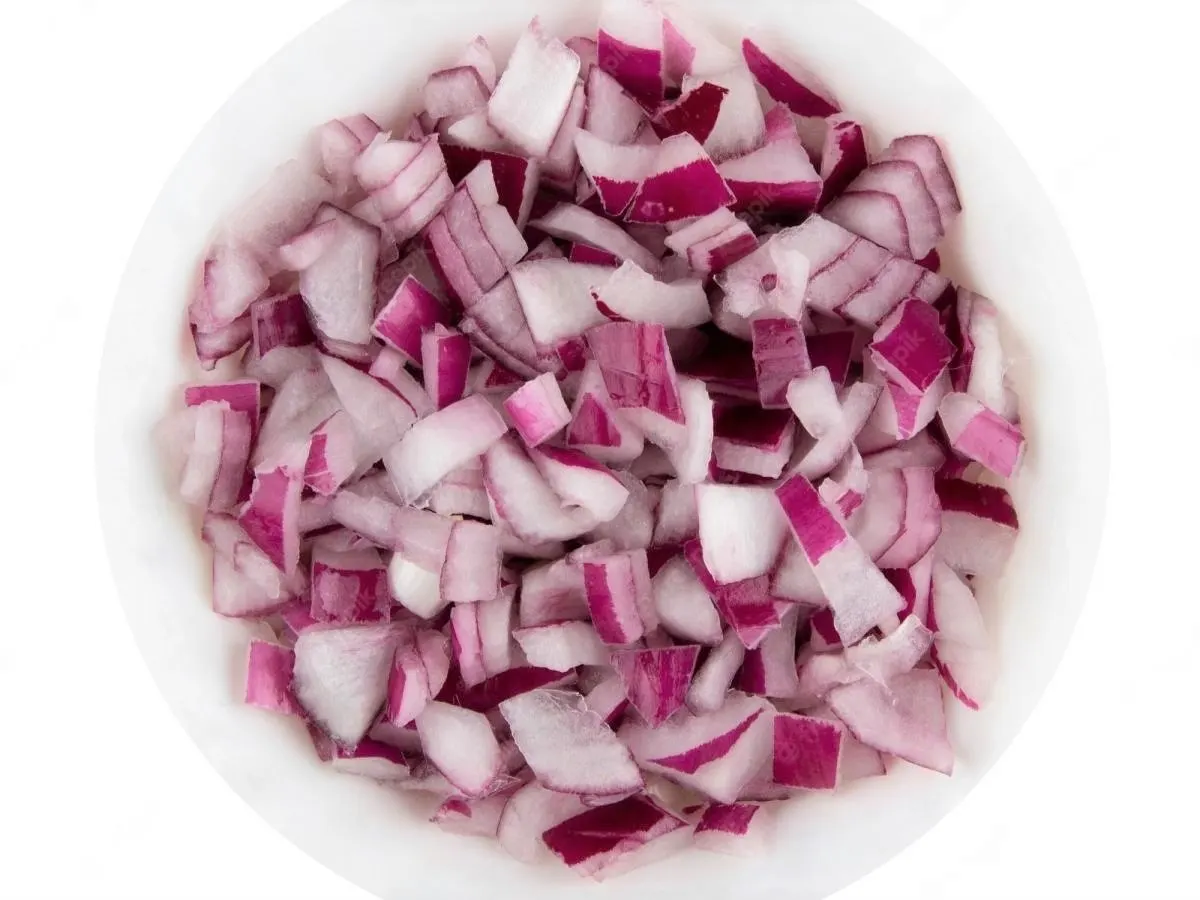 Diced Red Onions