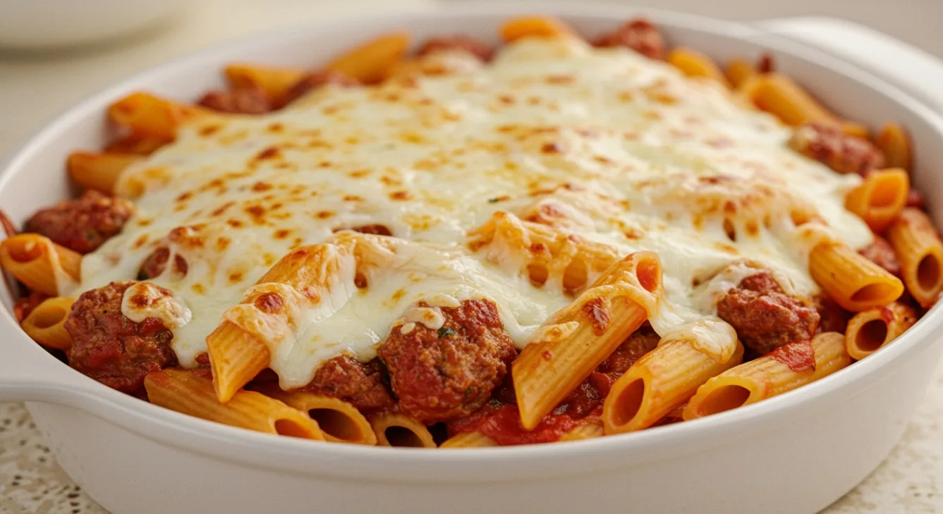 Baked Mostaccioli