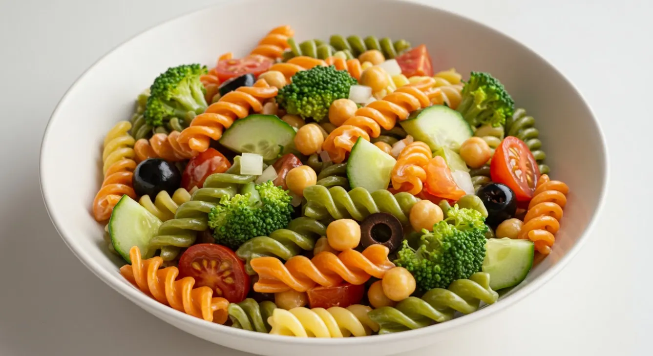 Rainbow Rotini Pasta Salad