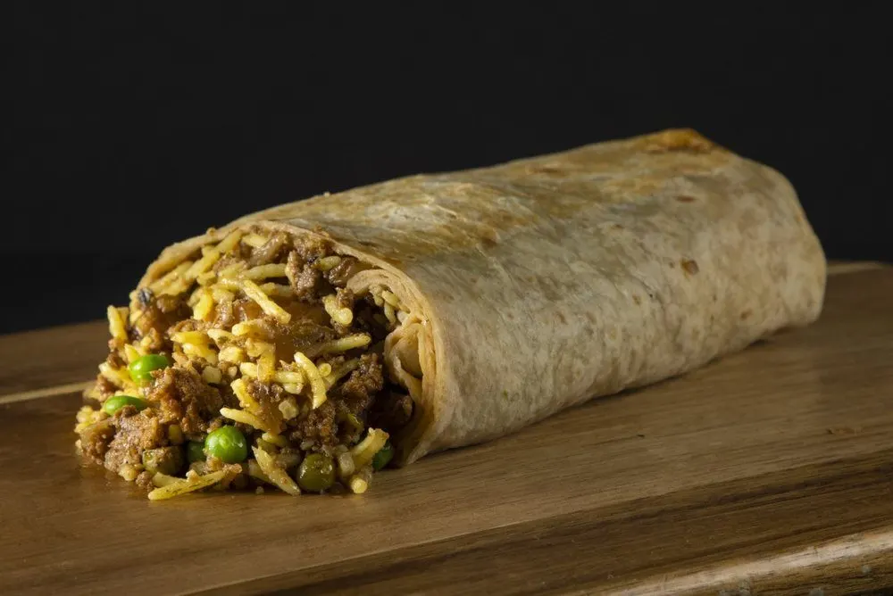 Lamb Keema Burrito (Half)