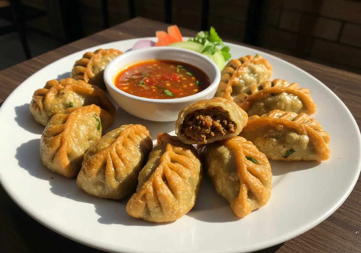 Large Pork Fried Momo