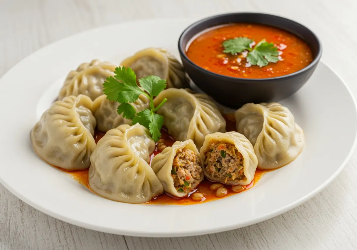 Small Pork Jhoul Momo