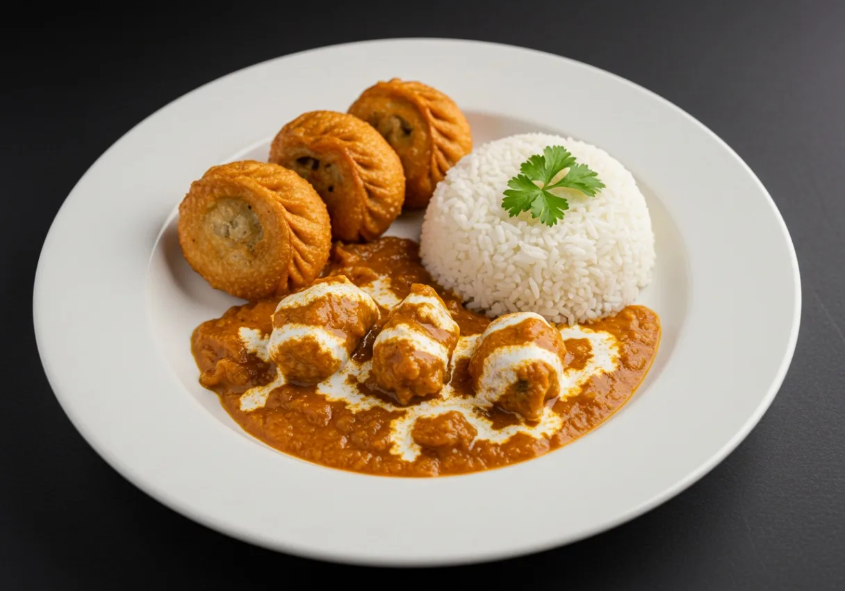 Large Pork Tikka Masala Momo