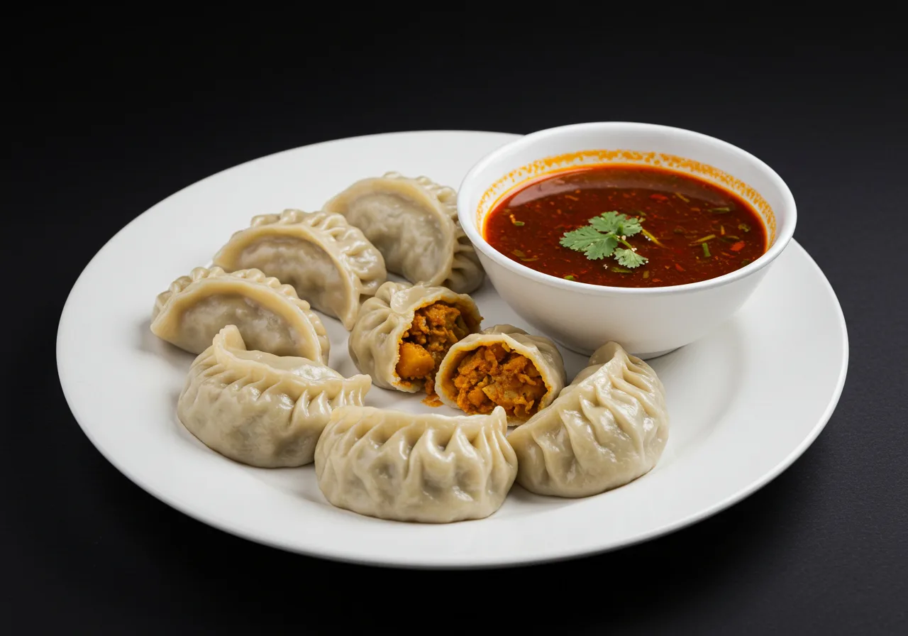 Large Chicken Tato Jhoul Momo