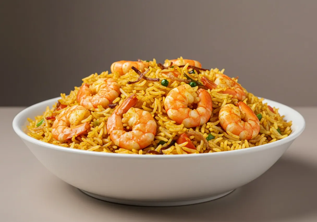 Small Shirmp Biryani