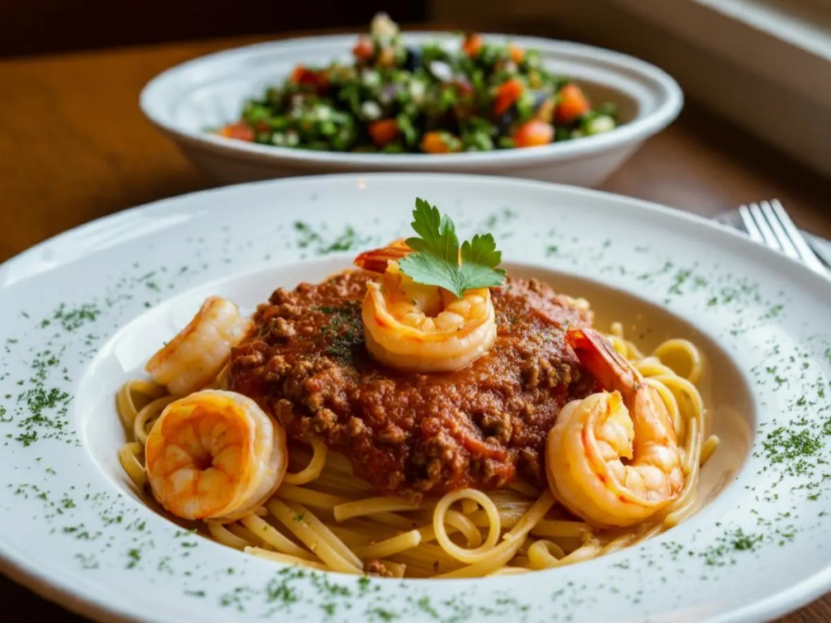 Garlic Butter Shrimp Scampi Linguini