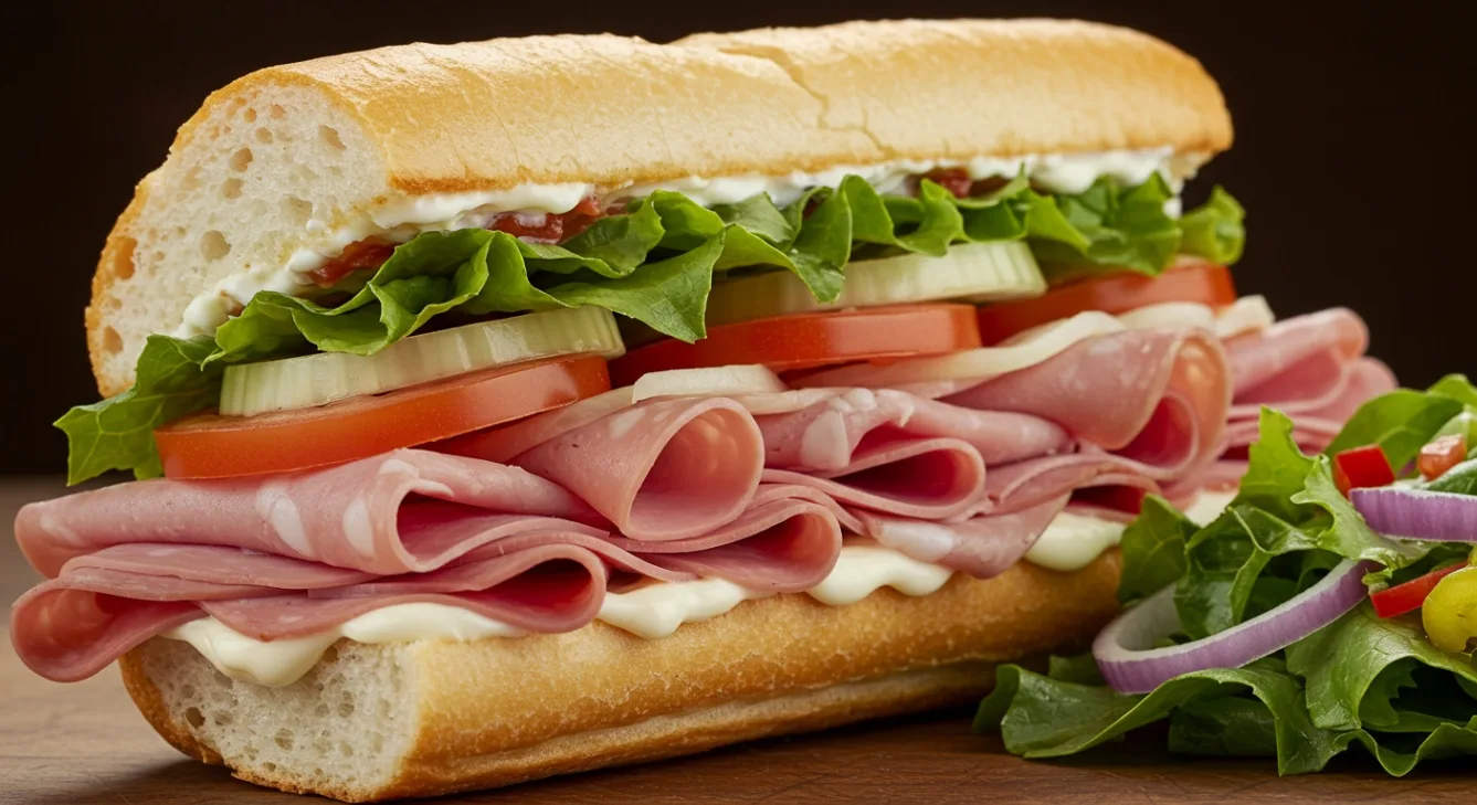 Dairy Free Italian Sub and Side Salad [No Cheese]