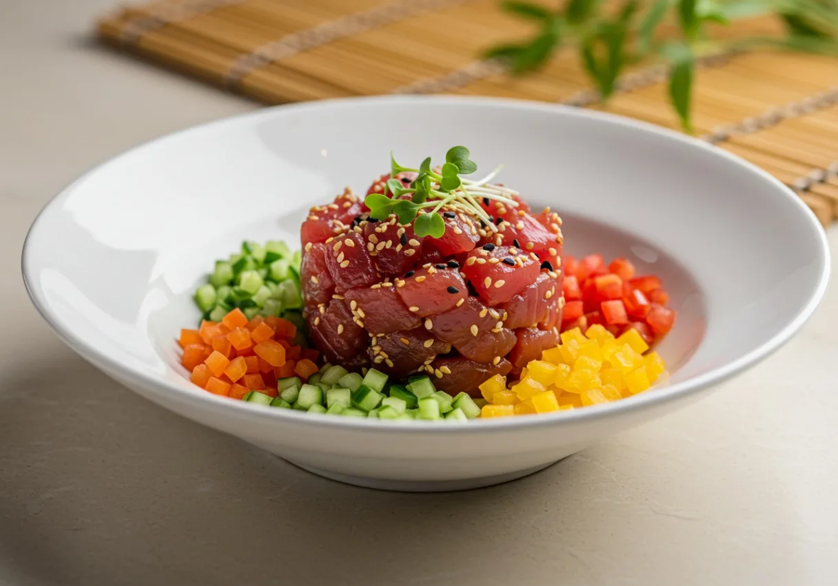 Asian Fresh Ahi Tuna Tartare