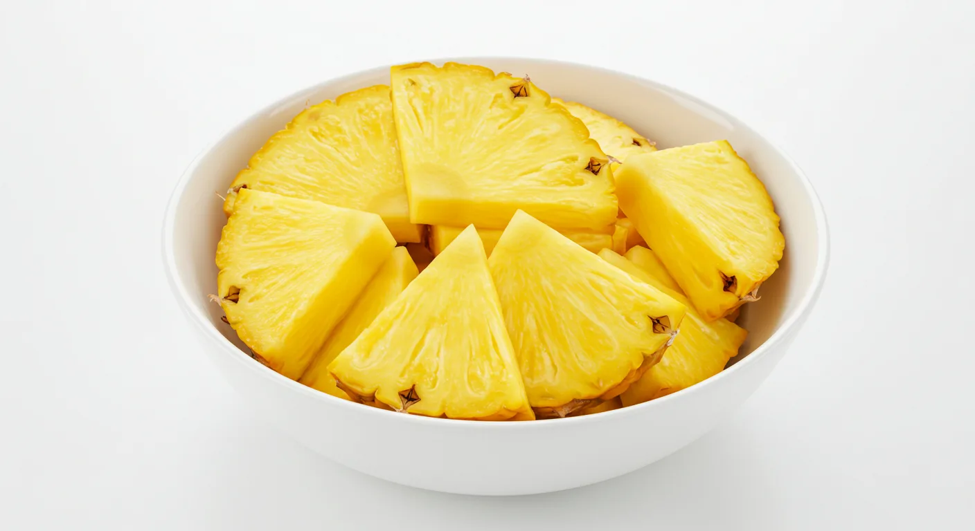 Fresh Sliced Pineapple