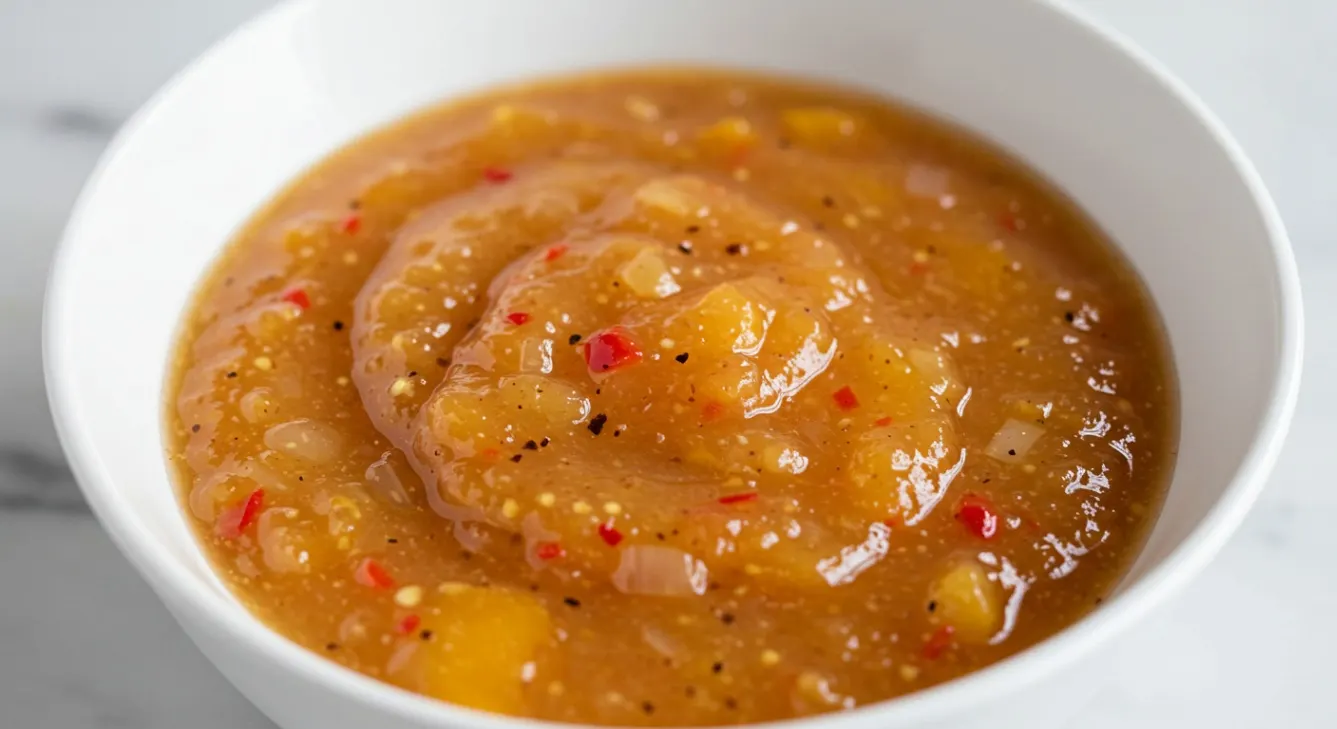 Peach sauce