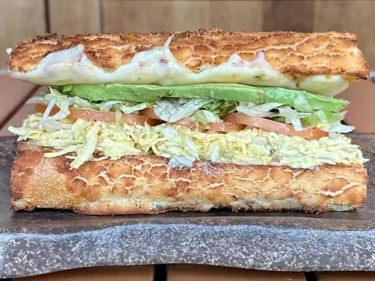 Bella Sandwich with Dutch Crunch With Chocolate Chip Cookie