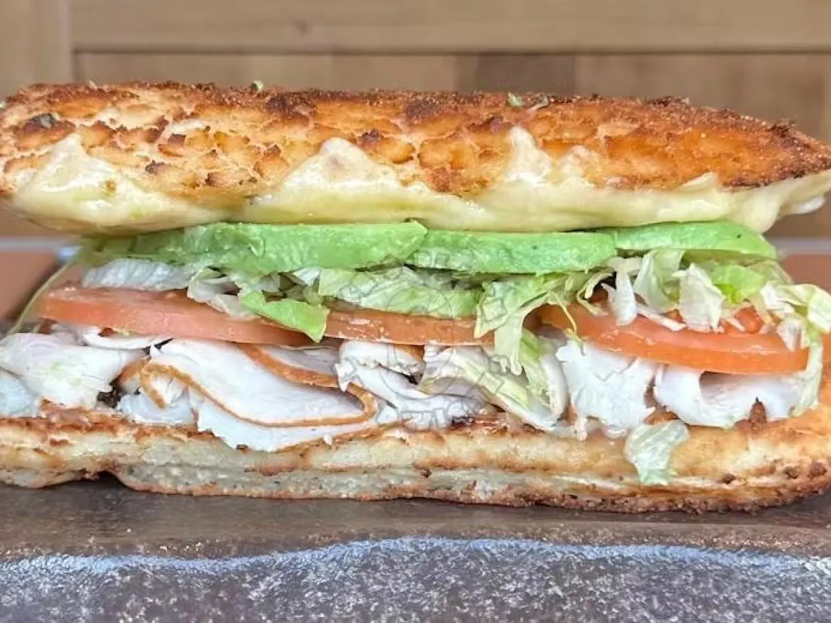 Bill Walsh Sandwich with Dutch Crunch With Chocolate Chip Cookie