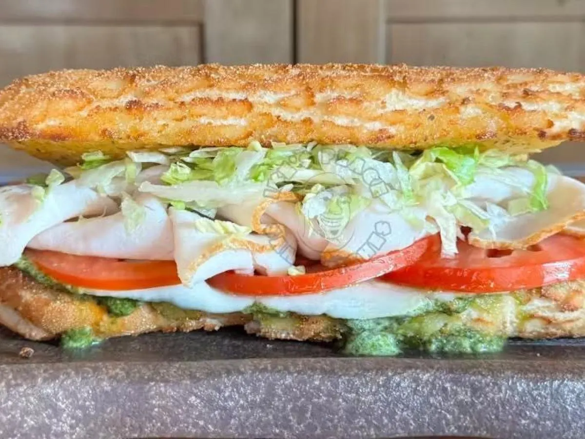 Stephan Jenkins Sandwich with Whole Wheat Roll With Chocolate Chip Cookie