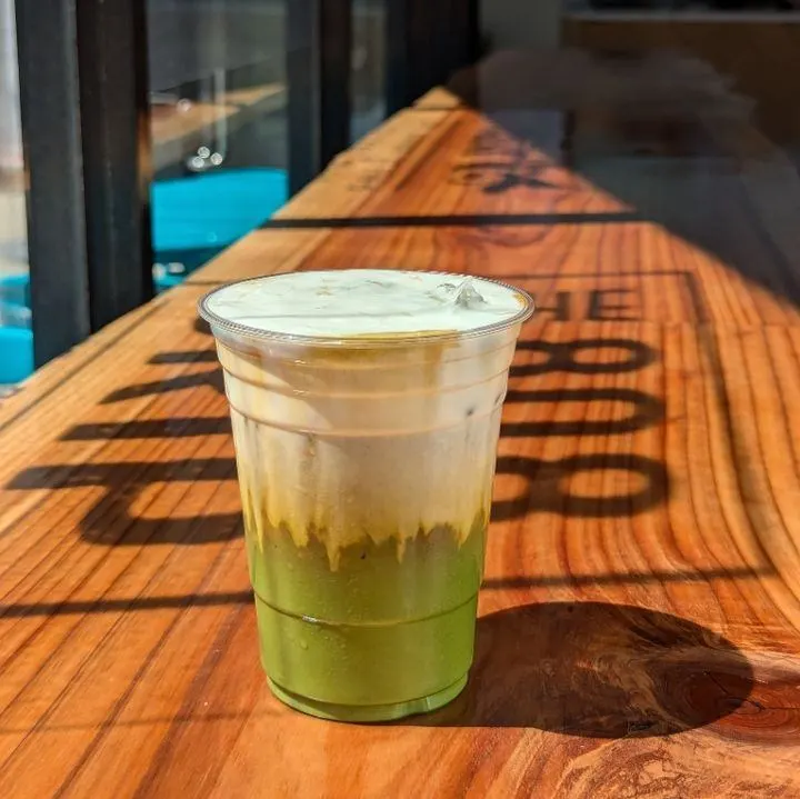 Dirty Matcha Iced Latte