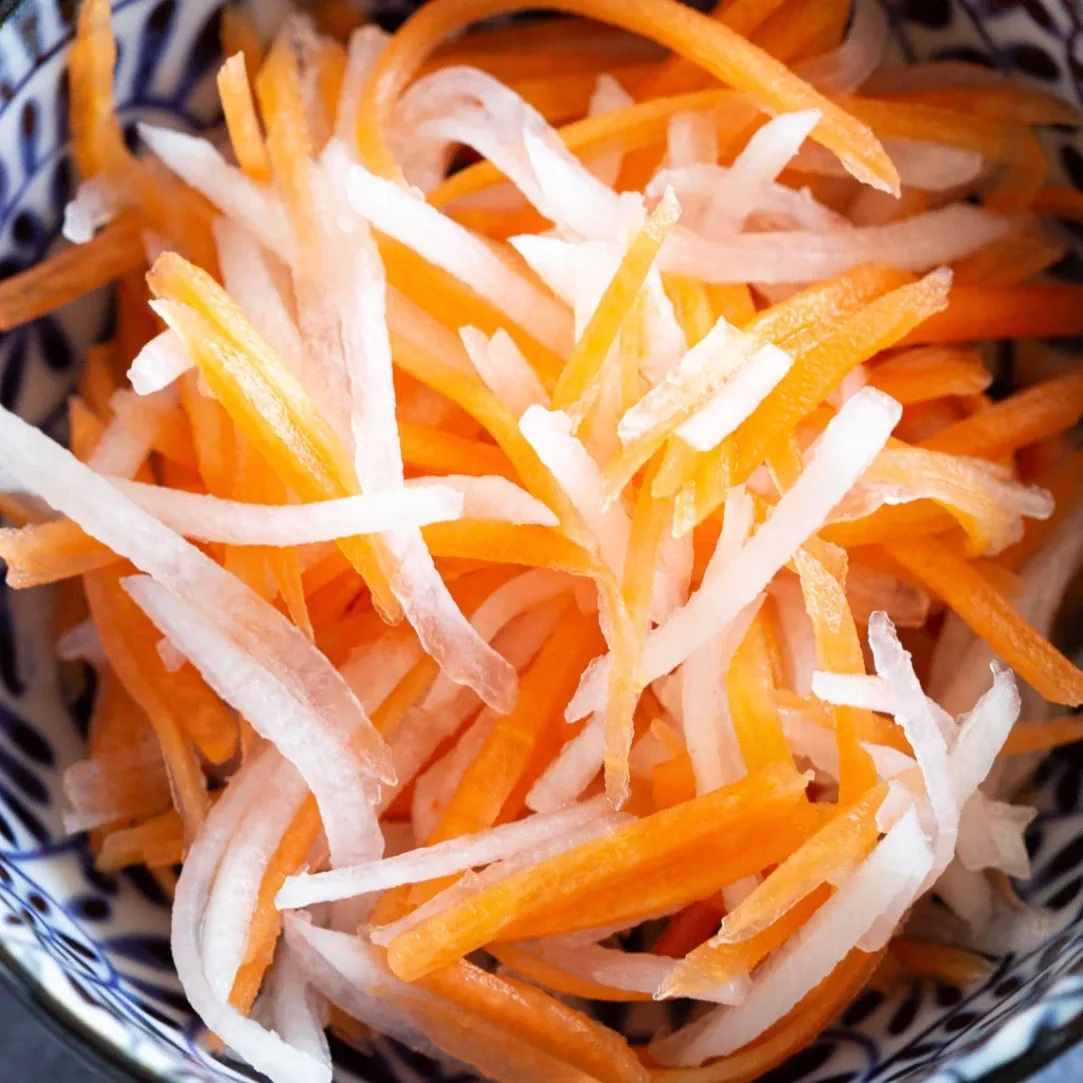 Picked Carrots and Daikon