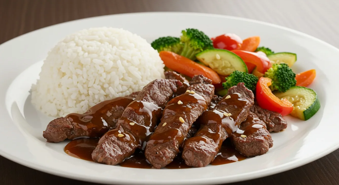 Grill Marinated Angus Top Sirloin with Teriyaki Sauce