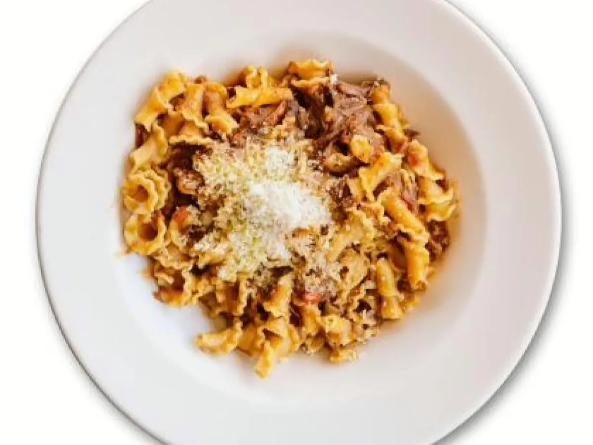 Gluten Free Casarecce Pasta Short Ribs Ragu