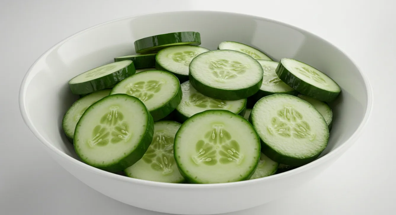 Sliced Cucumbers