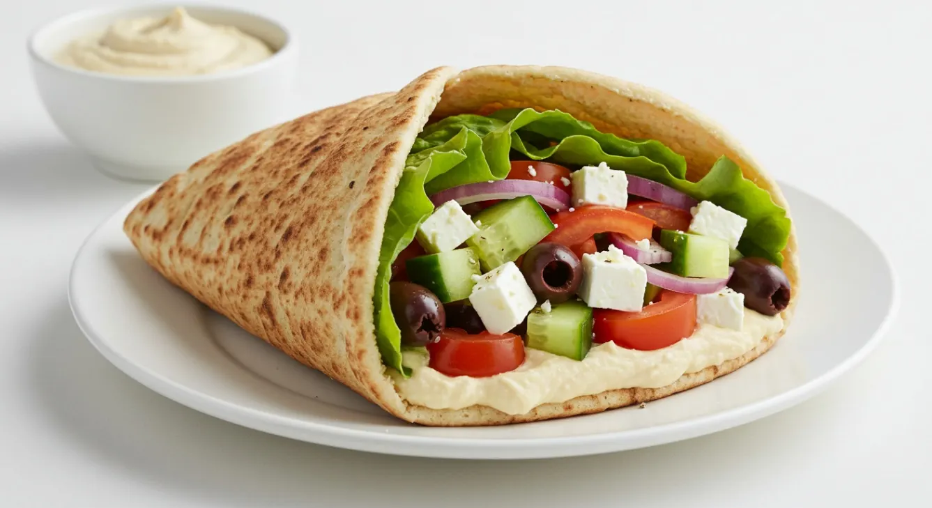 Vegetable Sandwich with Hummus