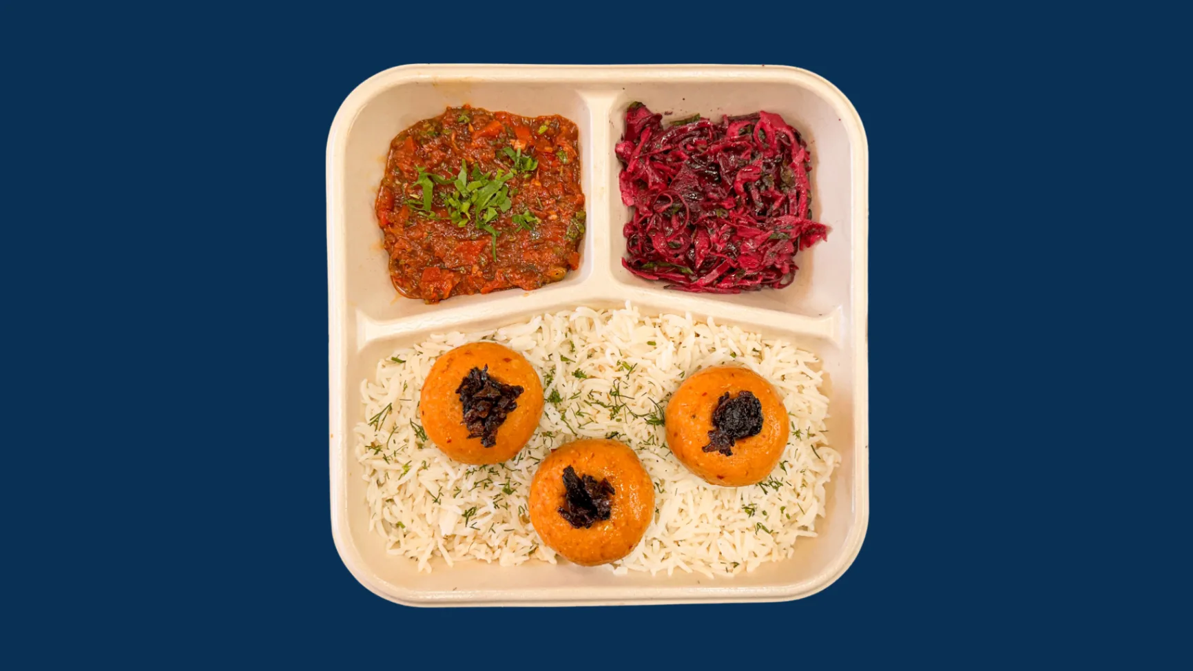 Garden Lentil Bowl with Pita