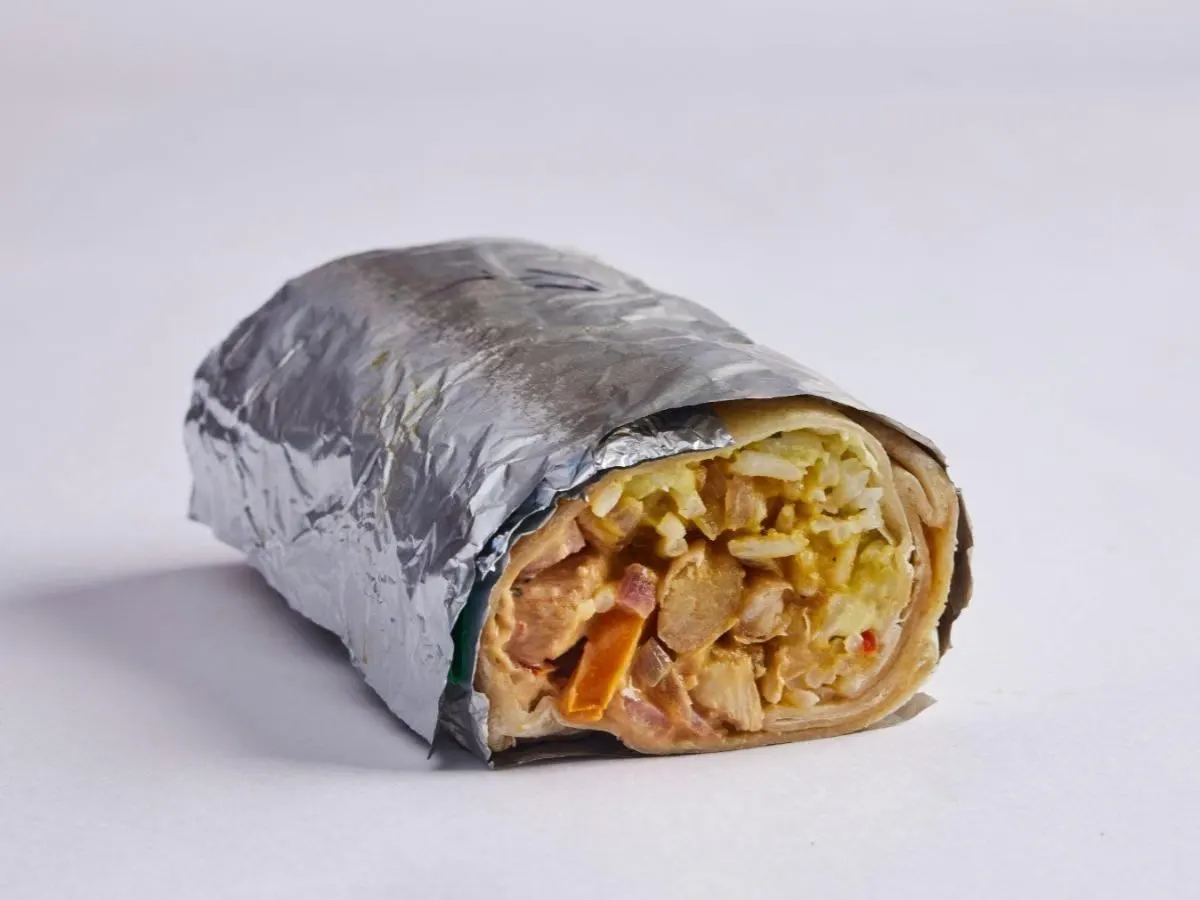 Chicken Burrito Box with Fries (Mild)