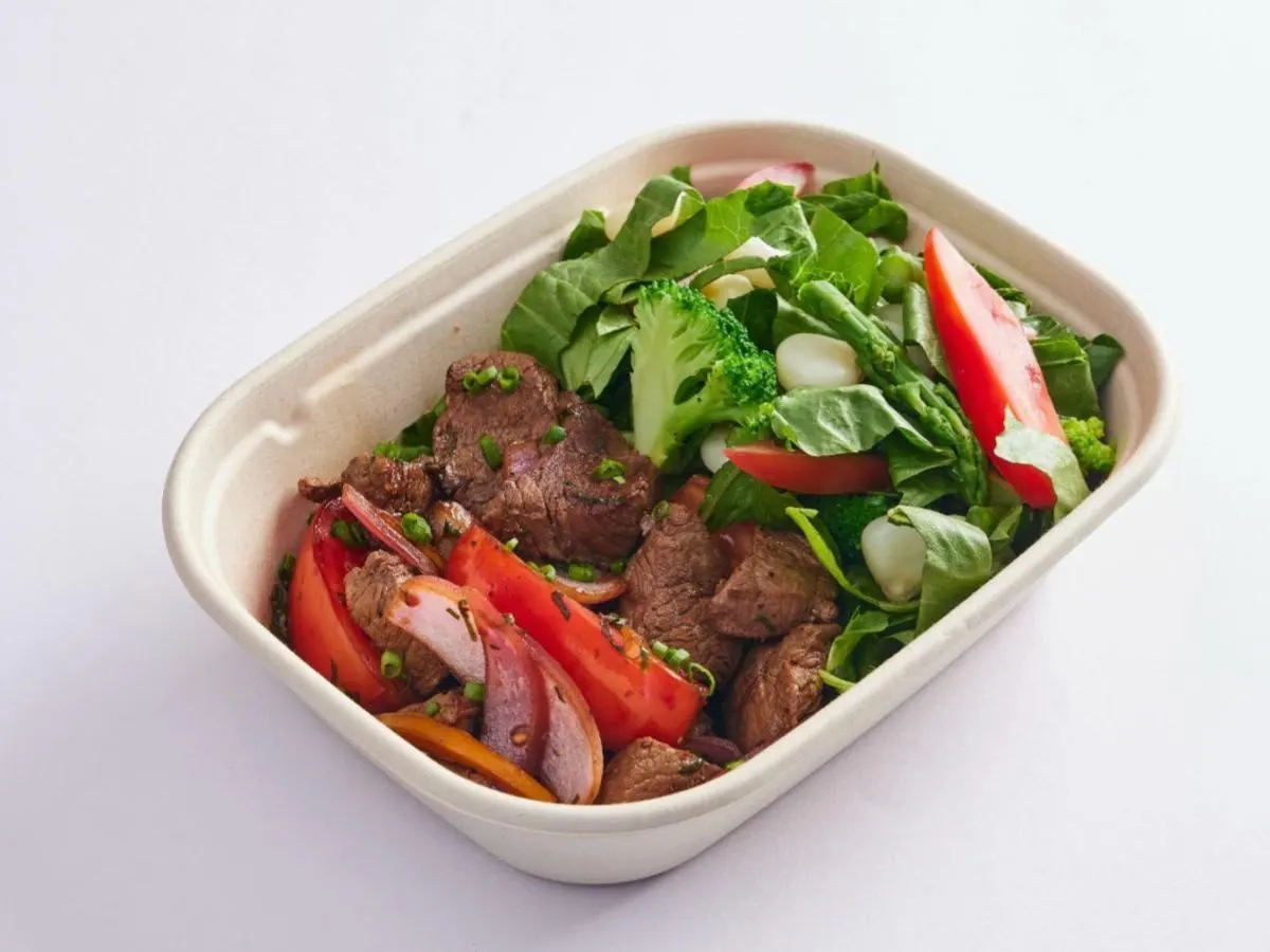 Steak Saltado with House Salad