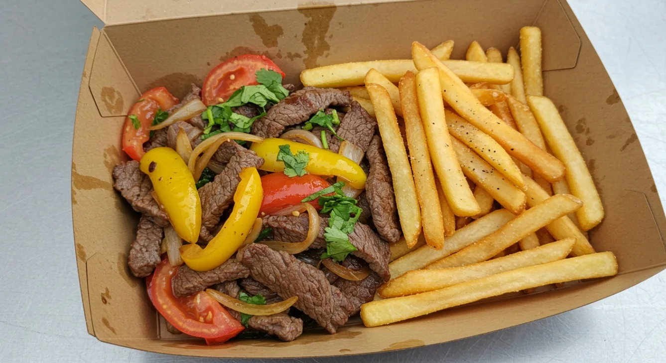 Steak Saltado with Fries