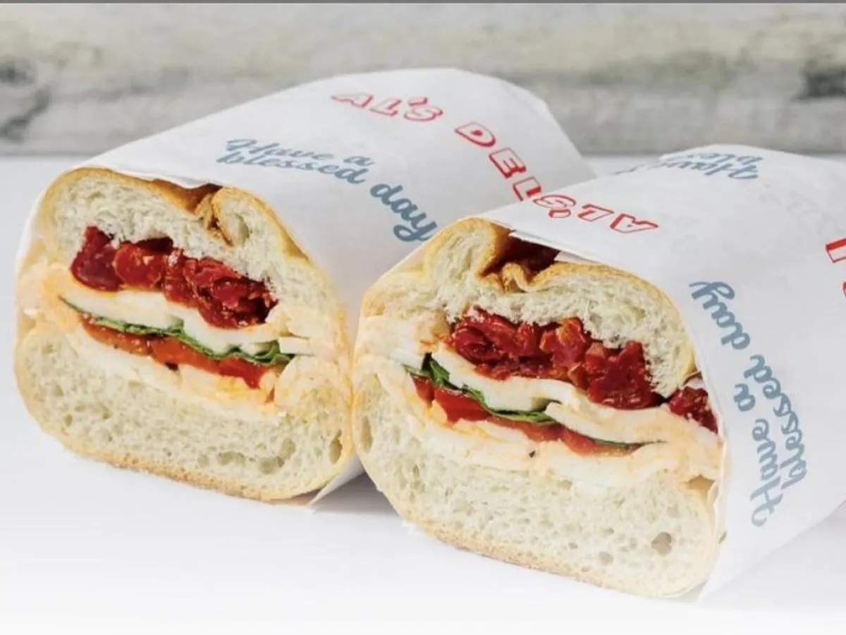 Healthy Fresh Mozzarella Sandwich
