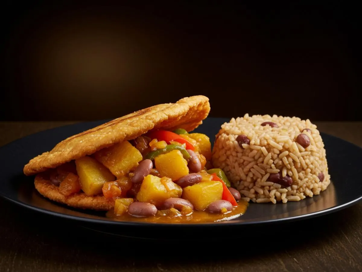 Isla Empanada with Arroz