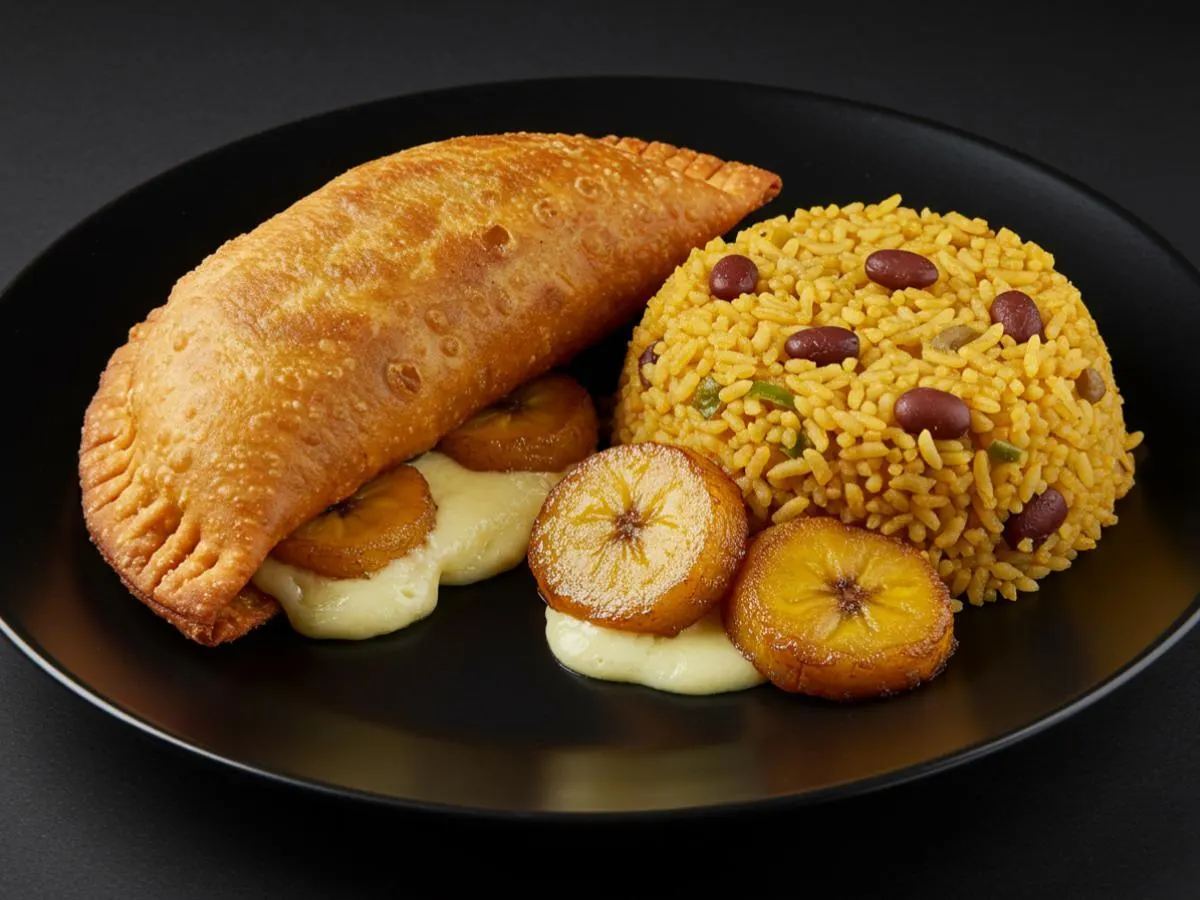 El Yunque Empanada with Arroz