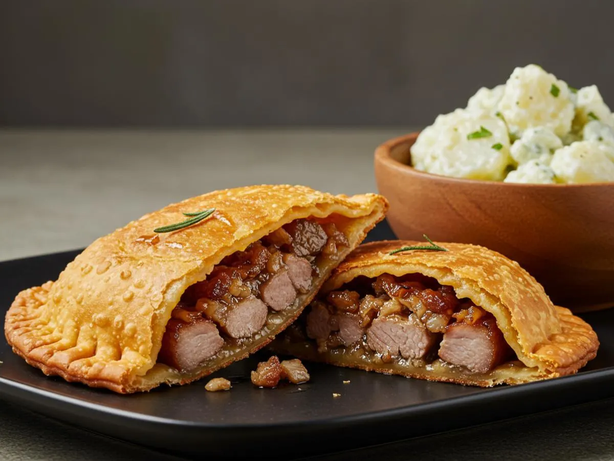Lechon Empanada with Papi's Potato Salad