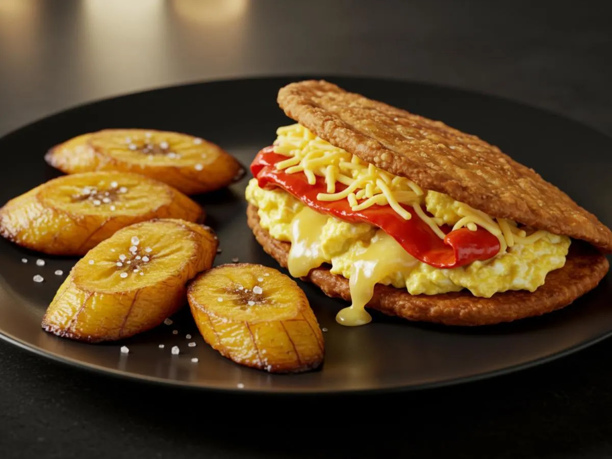 La Gallina Empanada with Maduros